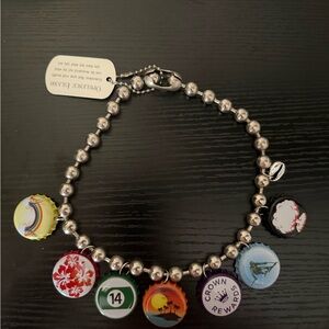 Opulence Island “bottle cap necklace”